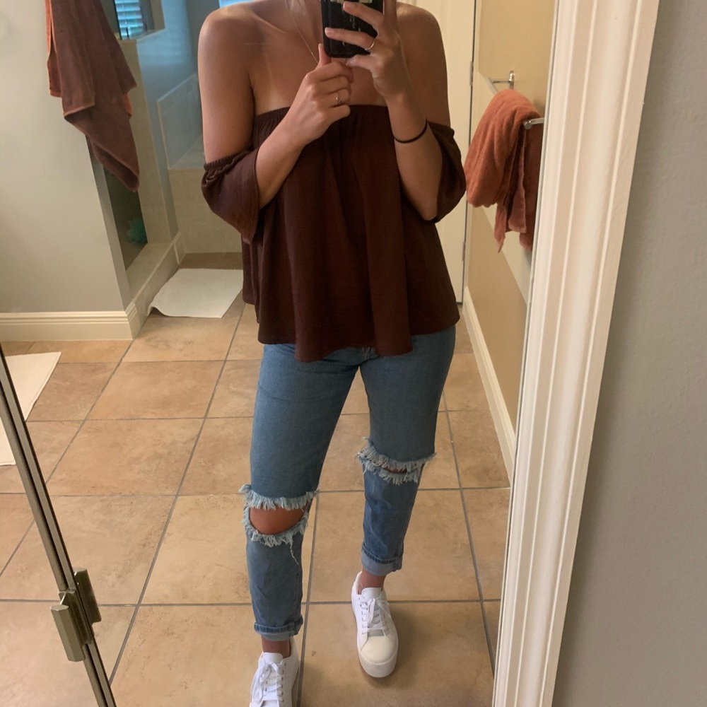 Off shoulder top
